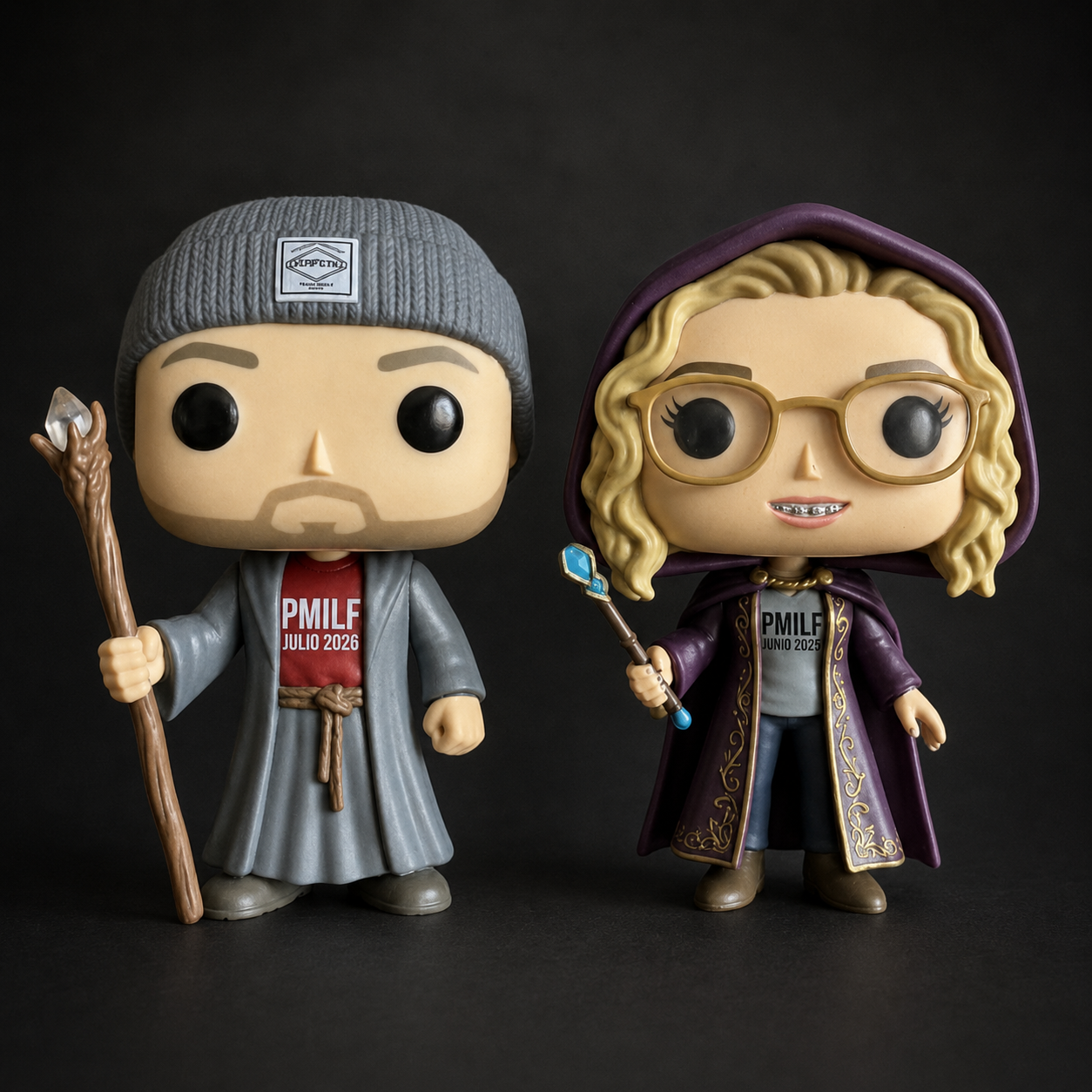 Pareja de figuras de fantasía personalizadas