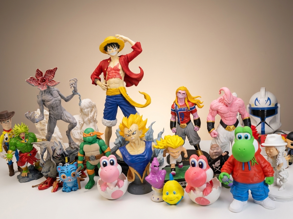 Colección de figuras creadas por Gretos3D
